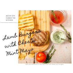 Lamb Burgers with Cheats Mint Mayo