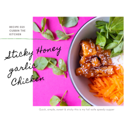 Sticky Honey Garlic Chicken