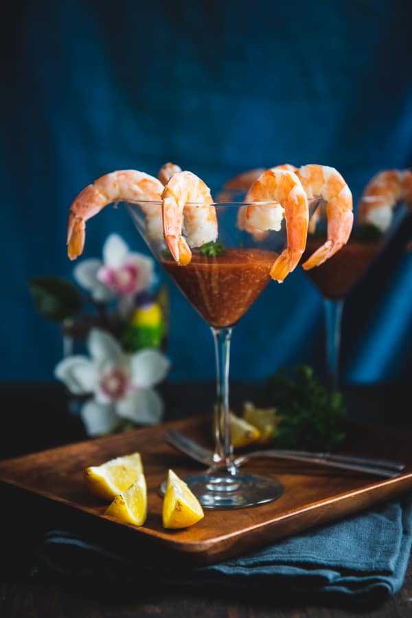 Image of Classic Shrimp Cocktail with Keto Cocktail Sauce