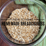 Homemade breadcrumbs