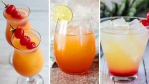 Image of Best Malibu Cocktails: Malibu Sunrise (+More Delicious Drinks!)