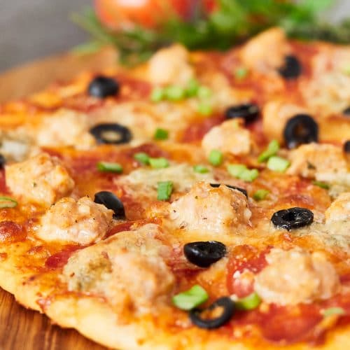 Image of Italian Sausage Pizza Recipe