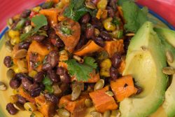 Image of Southwest Sweet Potato Salad with Cilantro Lime Vinaigrette