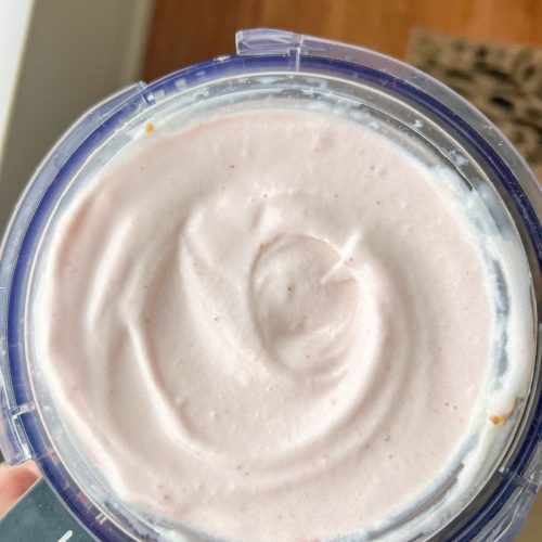 Ninja Creami Strawberry Cheesecake Ice Cream (High Protein Recipe)