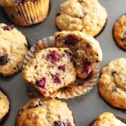 Image of Banana Blackberry Oatmeal Muffins