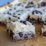 Chocolate Chip Cookie Cheesecake Bars