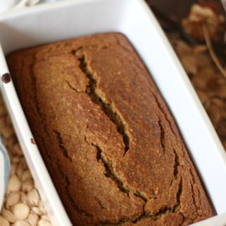 Image of Gluten Free Pumpkin Bread With Spiced Caramel Sauce