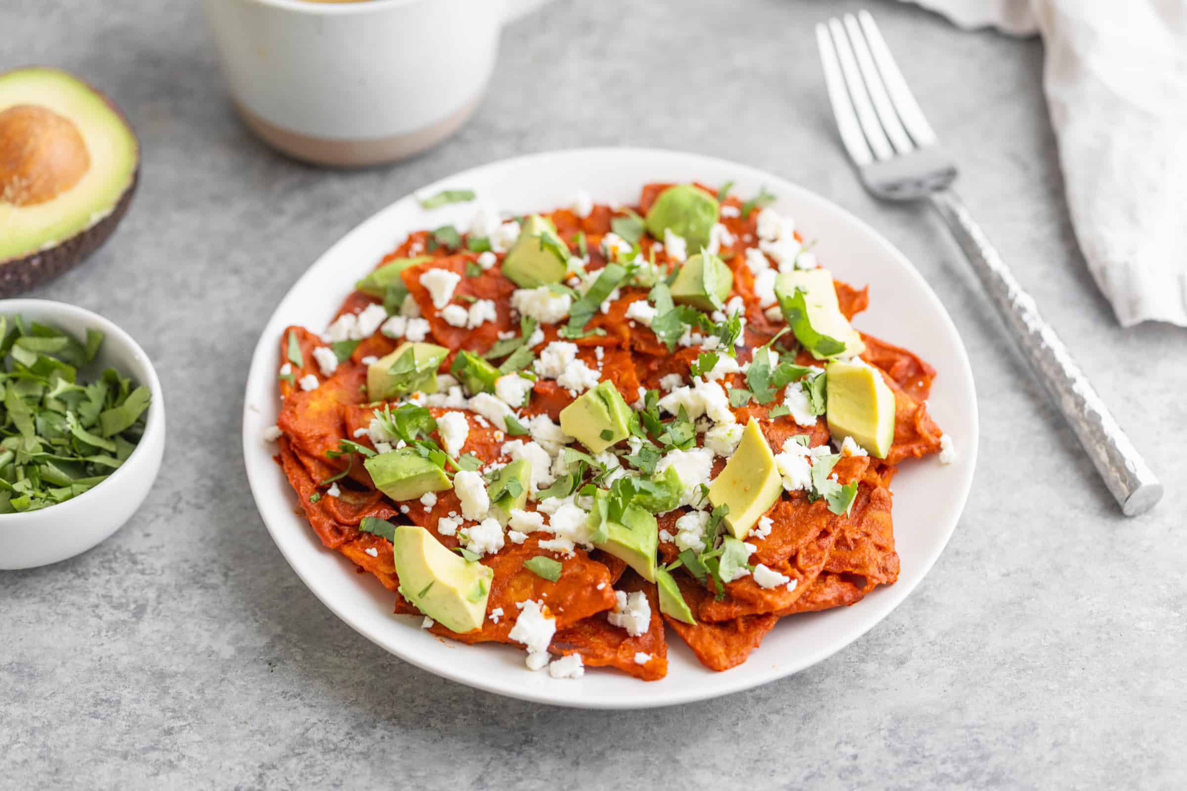 Image of Chilaquiles (Chilaquiles Verdes and Rojas Versions)