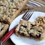 Peanut Butter & Jelly Streusel Tart