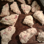 Rhubarb Scones