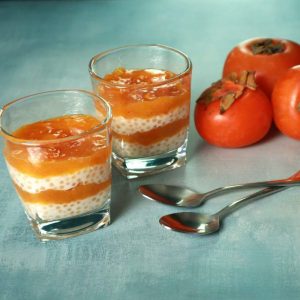 Image of Tapioca Pudding with Persimmon Jam