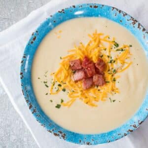 Creamy Cauliflower Ham Soup