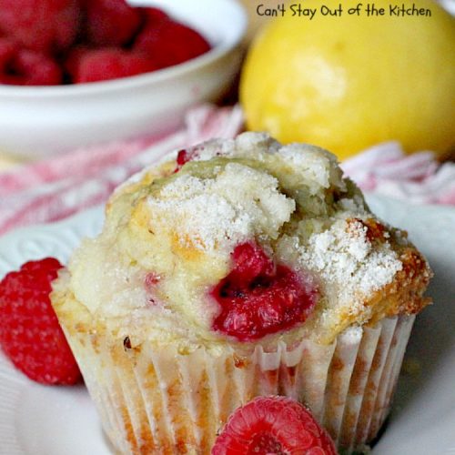Image of Raspberry Lemon Streusel Muffins
