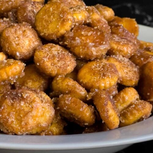 Image of Oyster Cracker Churro Snack Mix Recipe