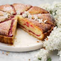 Image of Rhubarb Bakewell Tart