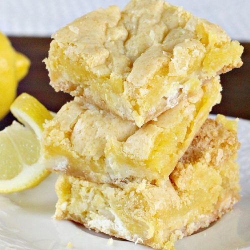 Image of Lemon White Chocolate Gooey Bars