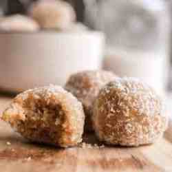 Image of Vegan No Bake Peanut Butter Protein Balls