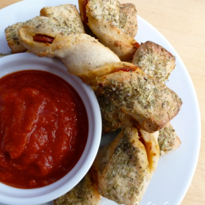Image of Pizza Twists, Gluten & Dairy Free made with Pillsbury’s new Gluten Free Pizza
Dough!