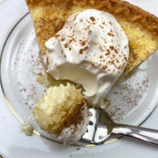 Image of Old Fashioned Southern Egg Custard Pie Recipe