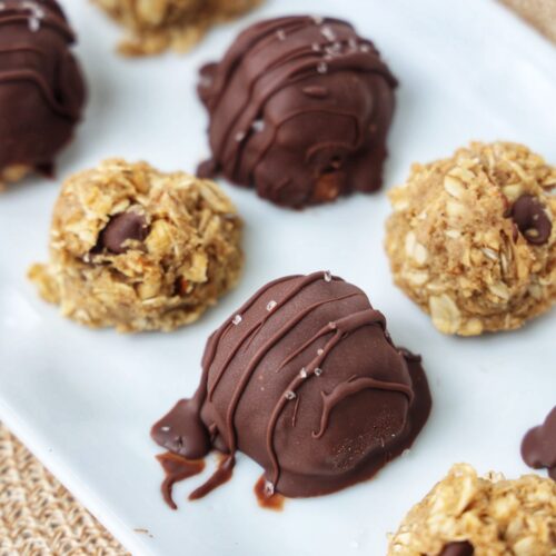 Image of No Bake Peanut Butter Oatmeal Balls