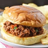 Image of Pepperoni Pizza Sloppy Joes