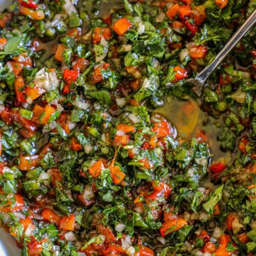 Image of Red Chimichurri Sauce Recipe
