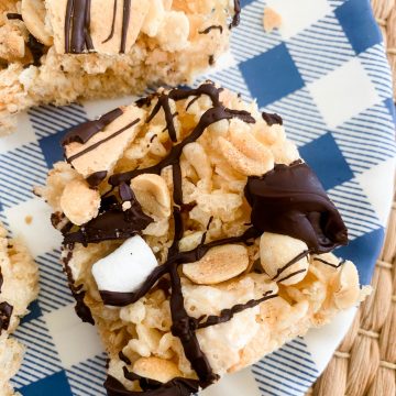Peanut S'mores Rice Krispies Treats