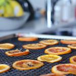Candied Blood Orange Chips with Fennel