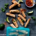 Make Ahead Freezer Taquitos