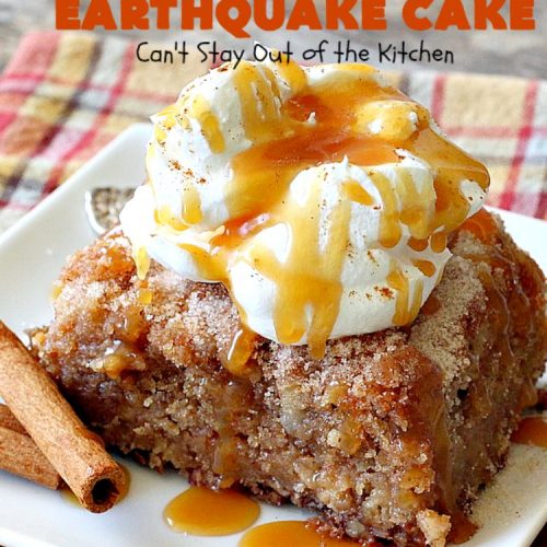 Image of Carrot Cake Earthquake Cake