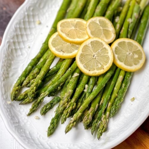 Image of Sauteed Garlic Asparagus (Stovetop Asparagus Recipe)