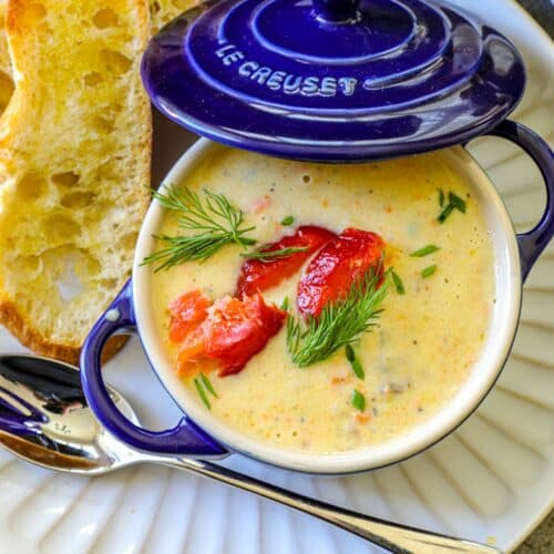 Image of Alaskan Smoked Salmon Chowder Recipe