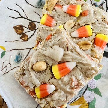 Image of Candy Corn & Peanuts Blondies