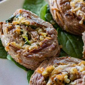 Image of Beef Pinwheels with Caramelized Onions