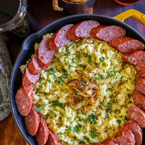 Image of German Cheese Spaetzle (Käsespätzle) Recipe