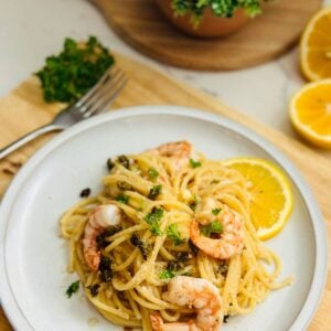 Image of Anchovies and Shrimp Pasta