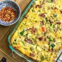Image of Make Ahead Easy Vegetable Egg Bake Breakfast Casserole