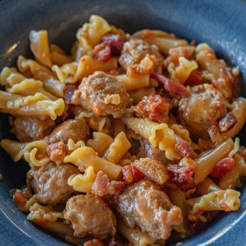 Pancetta Sausage Pasta