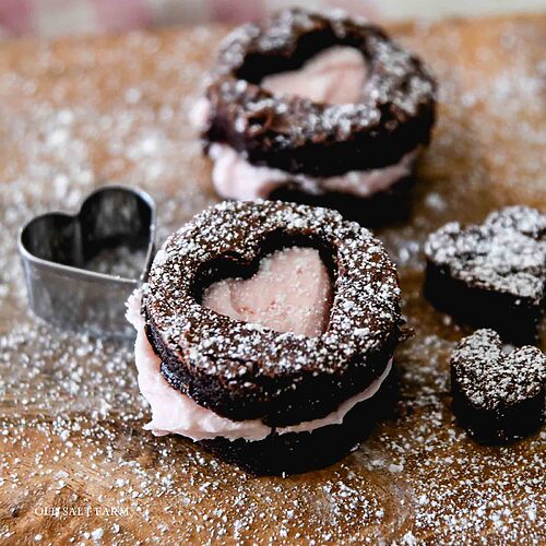 Heart Shaped Brownies