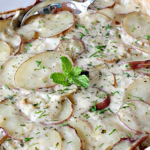 Seasoned Scalloped Potatoes