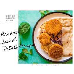 Breaded Sweet Potato Wraps