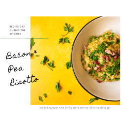 Bacon & Pea Risotto