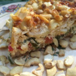 Apple, Leek Cashew Tart