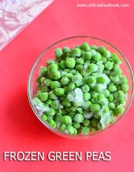 How to make frozen green peas at home