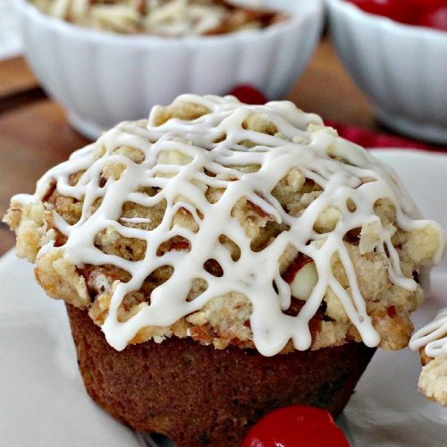 Image of Cherry Almond Streusel Muffins