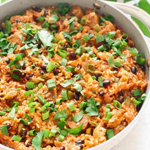 Vegan Sausage Jambalaya