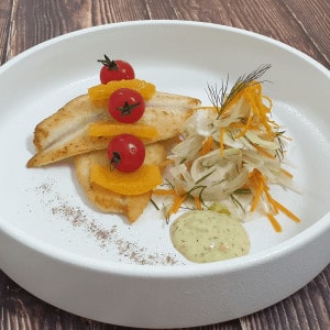 Image of Perch fillet with fennel-orange salad