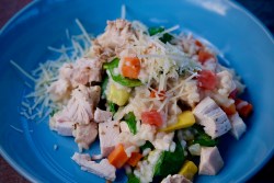 Image of Roasted Chicken and Vegetable Risotto (GF) (V)