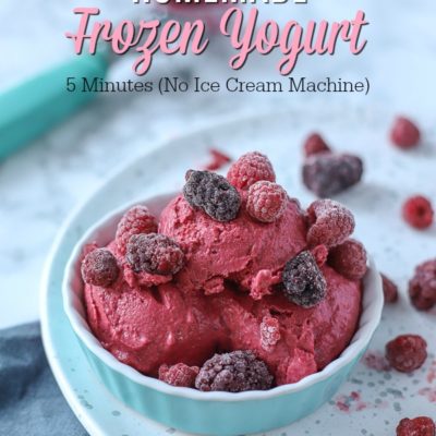 Homemade Frozen Yogurt