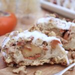 Persimmon Walnut Marzipan Stollen